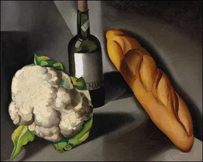 Qui a peint "Bouteille et chou fleur" ?