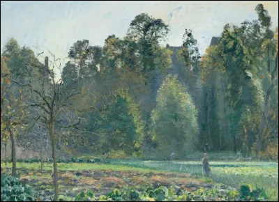 Qui a peint "Le champ de choux, Pontoise" ?