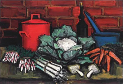 Qui a peint "Nature morte au chou fleur" ?