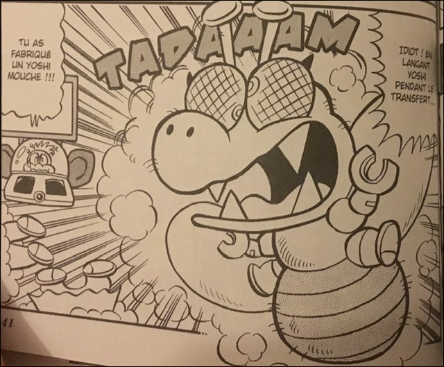 Même si Yoshi s'est transformé en mouche, est-ce qu'il est toujours avec Mario ?