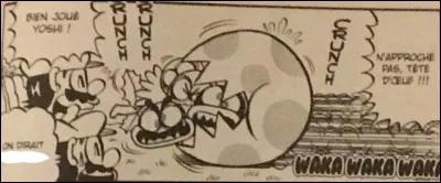 À qui te fait penser l'uf qui est en train de manger des ennemis ?