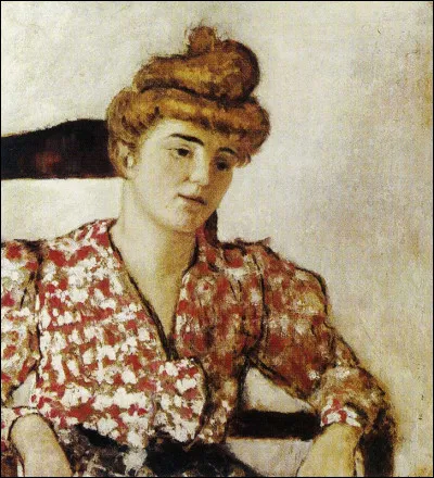 Qui a peint "Misia en chemisier rouge" ?