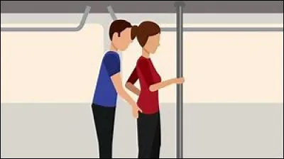 Toucher, pincer les fesses les seins en dehors d'un rapport mutuellement consenti :