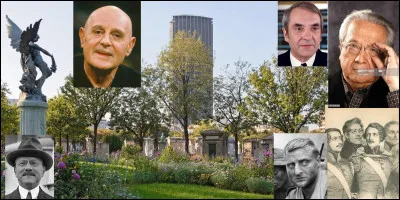 Bruno Crémer, le professeur Choron et Jean Carmet y résident, ils doivent bien s'amuser ensemble ! André Citroën pourra les emmener se promener dans une de ses voitures et éventuellement, l'avocat Jacques Verges les défendront comme, certainement, il aurait aimé défendre les 4 sergents de la Rochelle !
Où sommes-nous (1 réponse) ?