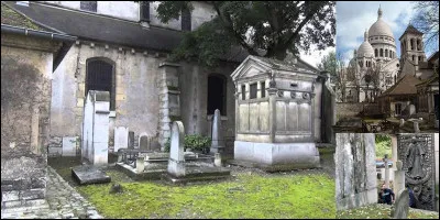 Rendez-vous au plus petit cimetière de Paris. Il est, également, situé sur le point culminant du sol naturel parisien (à 130,53 m d'altitude). Une partie de la famille de dArtagnan (pas celui dAlexandre Dumas), Louis-Antoine de Bougainville et d'autres y furent inhumés.
Où sommes-nous (1 réponse) ?
