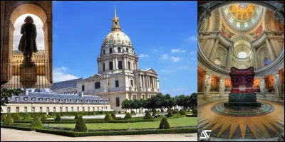 Ce lieu est à la base un endroit de repos et de soins pour danciens soldats français, il sera, en partie, transformé en nécropole pour de grands militaires de notre pays. Ce lieu contient dix institutions différentes, toutes liées à l'Armée !
Où sommes-nous (1 réponse) ?