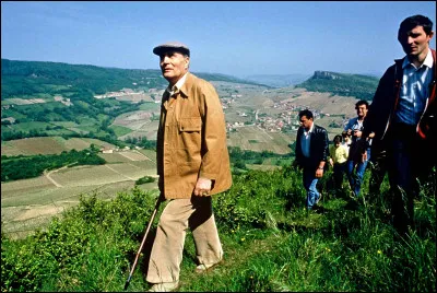Quelle citation a prononcé François Mitterrand en arrivant au sommet de la Roche de Solutré ?