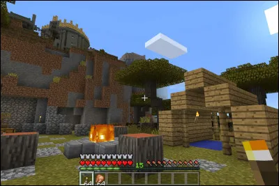 On peut casser de la pierre en mode aventure.