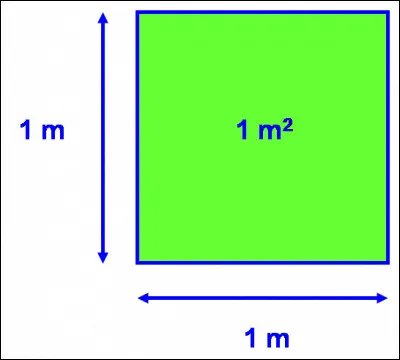 Une pièce mesure 5 m x 4 m, quelle est sa surface en m² ?