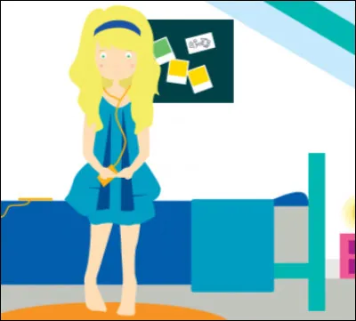 Tu es assis sur ton lit pour lire, il fait sombre :