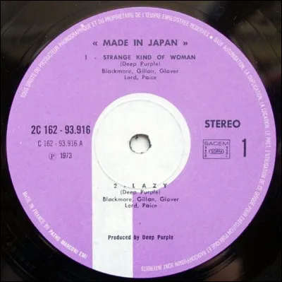 Quel groupe a chanté "Space Truckin' " ? (Camion de l'espace)