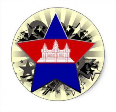 Dans l'étoile, nous distinguons le drapeau du ... .