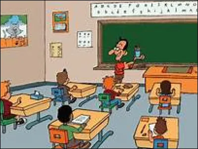 C'est quelque chose qu'il fait tous les jours et pas seulement à l'école :