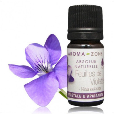 L'huile essentielle de violette sert à :