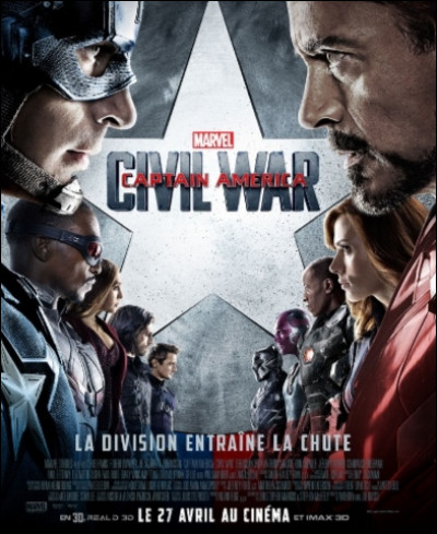 Dans le film "Captain America : Civil War", tu es dans la team...