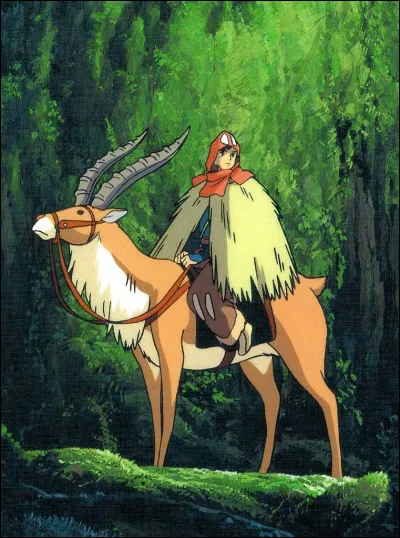 Quel est l'animal d'Ashitaka ?