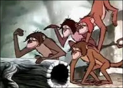 Comment Mowgli se fait-il enlever par les Bandar-Log ?