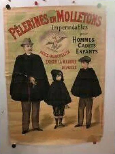 Beaucoup d'écoliers portaient une pèlerine. Qu'est-ce que c'était ?