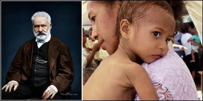 Voici une citation d'un des derniers Pair de France ! En plus, il a été obligé de s'exiler. Pour rentrer au pays, il attendra la chute dun régime politique ! Dans une de ses uvres, « les Misérables », il a écrit : 
« Ainsi, la paresse est mère. Elle a un fils, le vol, et une fille, la faim ».
Qui est cet homme ?