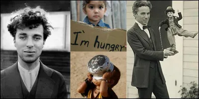 Son enfance fut marquée par la misère et les privations. Il commença à se produire au théâtre à l'âge de 5 ans et au cinéma pour la première fois dans « Pour gagner sa vie ». A la fin de sa vie, après avoir perdu son visa pour entrer aux USA, il nous donnera cette citation : 
« La sexualité ne constitue pas l'élément le plus important du comportement, mais le froid, la faim et la honte née de la pauvreté sont plus susceptibles d'affecter la psychologie ».
Qui est ce Charlot ?