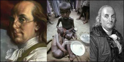 Ce personnage fut un imprimeur, éditeur, écrivain, naturaliste, inventeur et homme politique ! Il fut, également, un père qui a participé à la fondation d'un pays. Il nous a donné cette citation : 
« Celui qui vit d'espérance court le risque de mourir de faim ».
Qui est-il ?