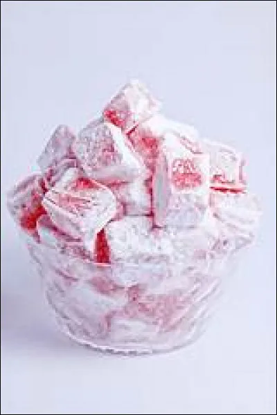Les loukoums, friandises turques, sont réalisés :