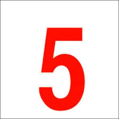 Comment se dit le chiffre 5 en espagnol ?