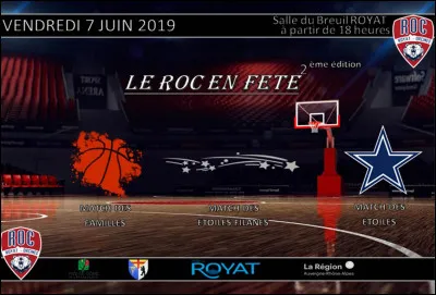 Dans quel ordre sont g&eacute;n&eacute;ralement organis&eacute;es les manifestations suivantes ? Challenge Johanny Bernard - After Roc Business Partenaires - Roc Vulcans - Roc en F&ecirc;te