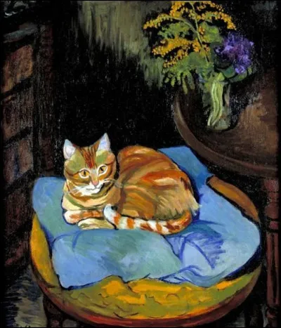 Qui a peint "Raminou sur son coussin" ?