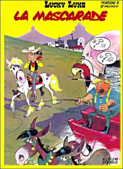 Il a déclaré (fin mars 2020) qu'il voulait voir "...toutes les églises remplies durant la semaine de Pâques" : qui donc ? Et quel est le vrai titre de ce "Lucky Luke" détourné ?