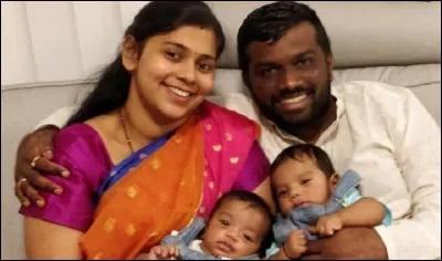 Crénom de noms > Un couple de l'état du Chhattisgarh (Inde) a décidé d'appeler ces jumeaux, nés le 27 mars 2020, des doux noms de ... et ... ! Devinez un peu...