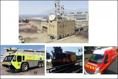 Ensuite, pour assurer la sécurité des personnes et des biens, l'aéroport dispose de sa caserne de...