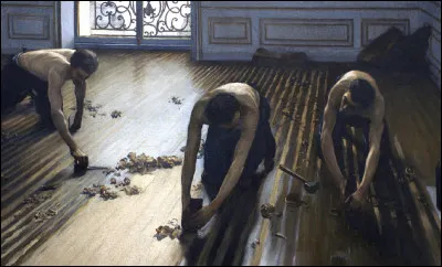 Qui est l'auteur de ce tableau intitulé ''Les Raboteurs de parquet'' ?