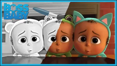 Quelles sont les couleurs des pyjamas des triplés ?