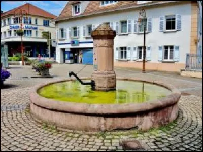 Ville de 3 000 habitants du territoire de Belfort, située au sud du massif des Vosges, au pied du Ballon d'Alsace :