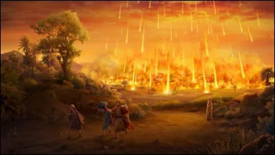 Avec Sodome, quelle autre ville a été détruite au temps d'Abraham par une "pluie de feu" venant de Dieu ?