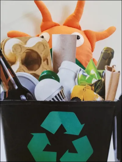 Lorsque je dépose mes emballages dans mon bac de recyclage ou dans un point d'apport volontaire, je dois :
