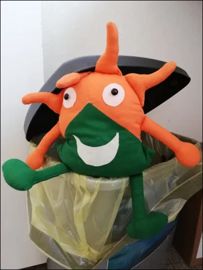 Quand je ne sais pas si un déchet est recyclable ou non, je le mets dans :