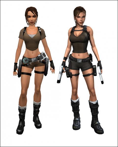 De quels jeux est tirée l'image de ces deux Lara Croft ?