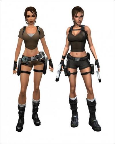 De quels jeux est tire l'image de ces deux Lara Croft ?