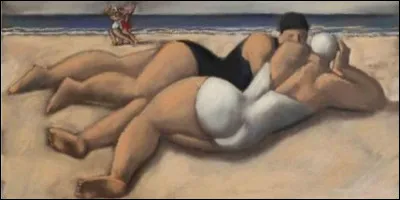 "Deux baigneuses étendues" (2017) est une uvre de :