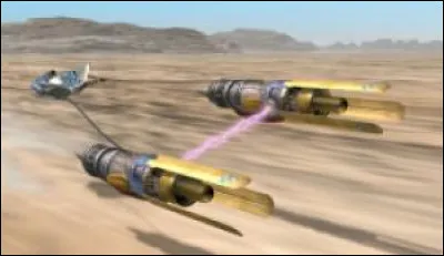 Quelle vitesse peut atteindre un module de course ? Comme
celui d'Anakin dans ''La Menace Fantôme'' ?