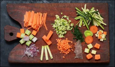 On vous demande de découper des légumes en "brunoise". Quelle forme leur donnerez-vous ?