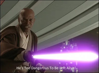 Pourquoi Mace Windu a-t-il un sabre laser violet ?
