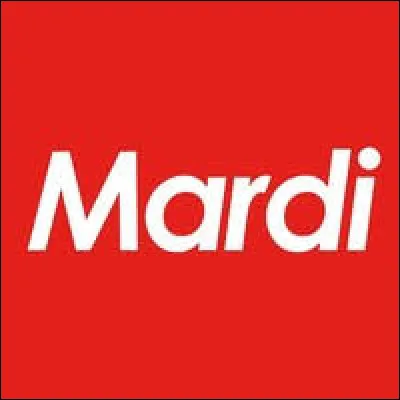 Quel est l'astre correspondant au mardi ?