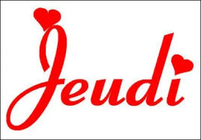 Quel est l'astre correspondant au jeudi ?