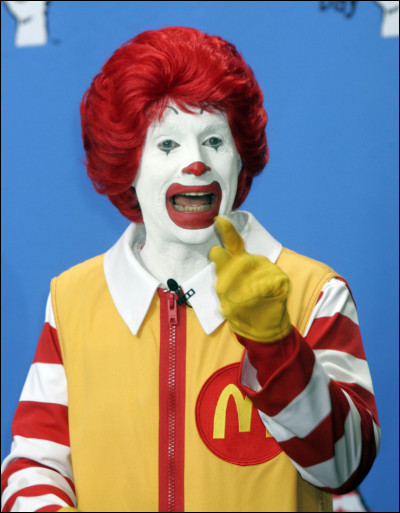 Comment s'appelle le clown mascotte de McDonald's