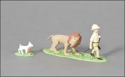 Dans quel album Milou fait-il peur à un lion ?