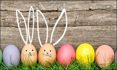 Le jour de Pâques, les enfants ramassent des ufs en chocolat. Pâques est un...