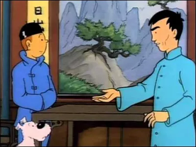 En 1934, Hergé envoie Tintin et Milou en Chine. Les bases documentaires du récit lui seront fournies par un étudiant chinois de l'université de Louvain, Tchang. L'album s'intitulera...